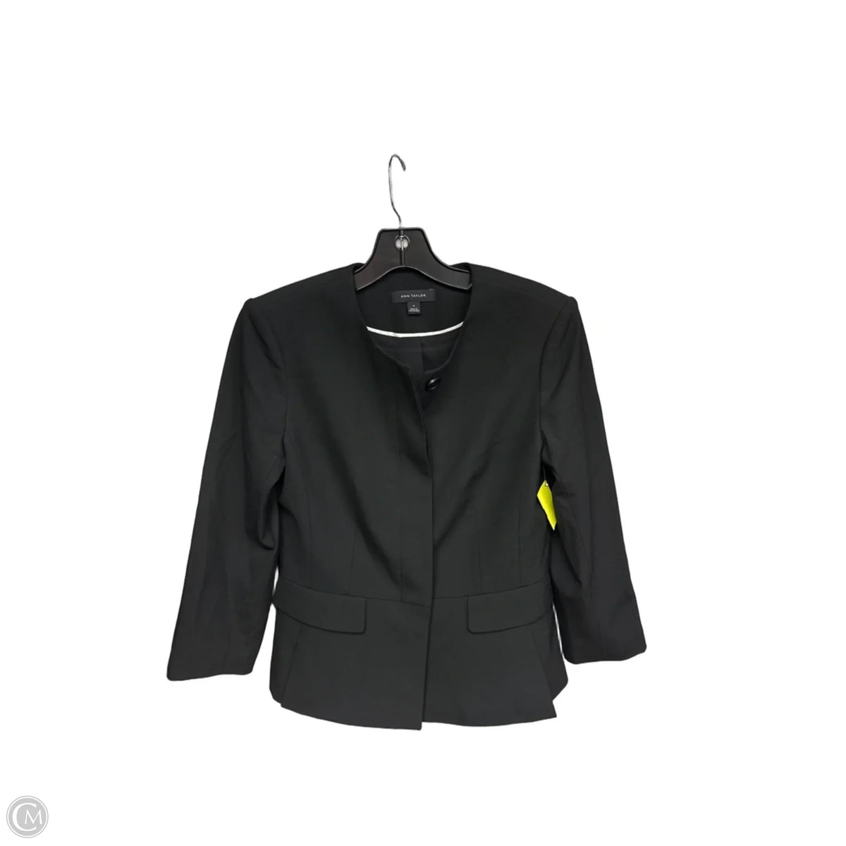 Blazer By Ann Taylor In Black, Size: 4