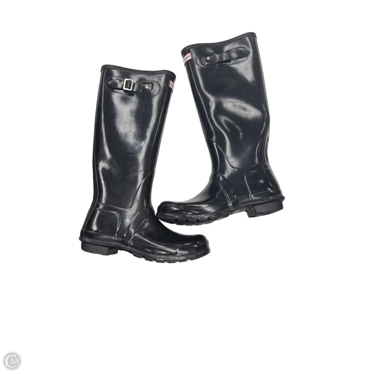 Boots Designer By Hunter In Black, Size: 10