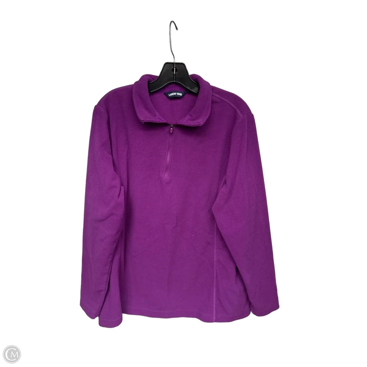 Sweatshirt Collar By Lands End In Purple, Size: Xl