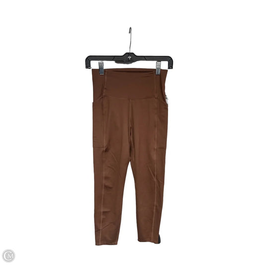Athletic Leggings By Girlfriend Collective In Brown, Size: S