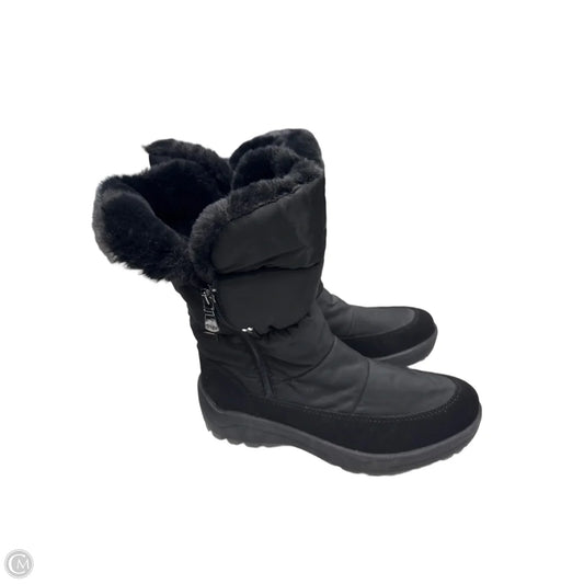 Boots Snow By Clothes Mentor In Black, Size: 7