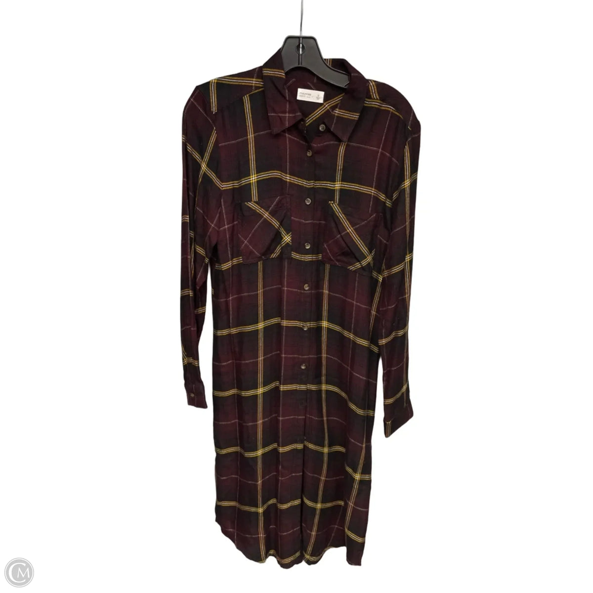 Dress Casual Maxi By Maurices In Plaid Pattern, Size: S