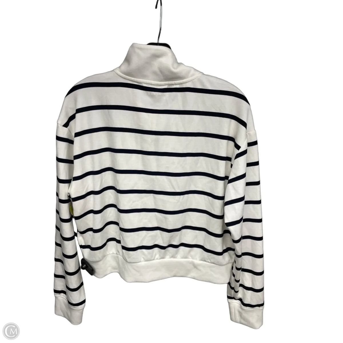 Sweatshirt Collar By Danskin In Black & White, Size: S