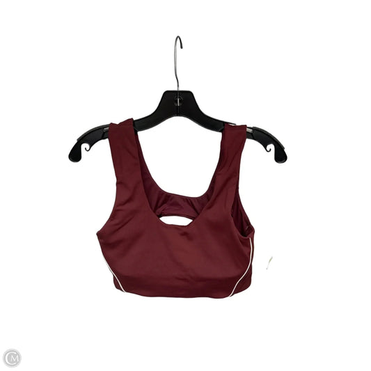 Athletic Bra By Lululemon In Red, Size: 8
