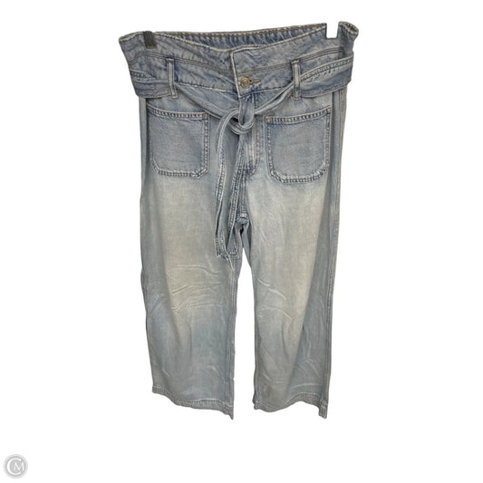 Jeans Wide Leg By Lauren By Ralph Lauren In Blue Denim, Size: 8