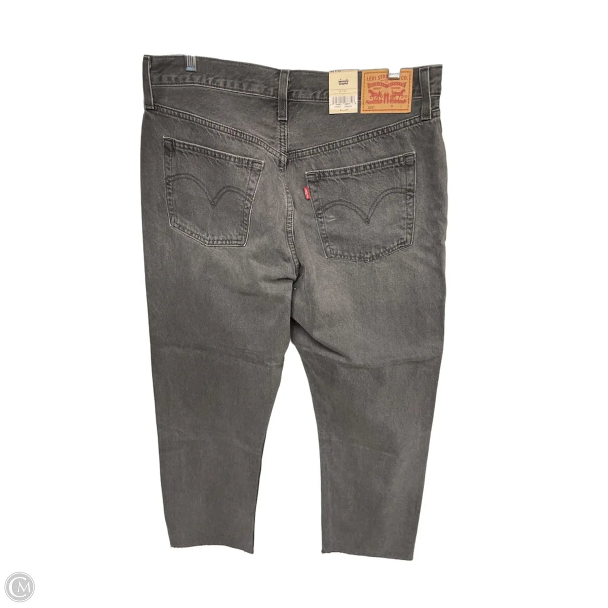 Jeans Cropped By Levis In Black, Size: 14