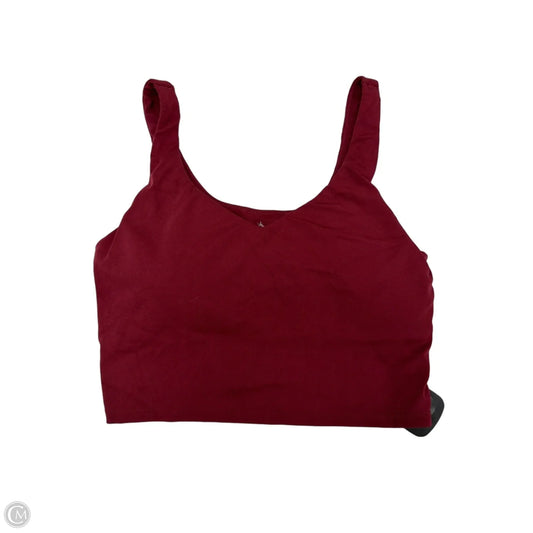 Athletic Bra By Offline In Red, Size: L