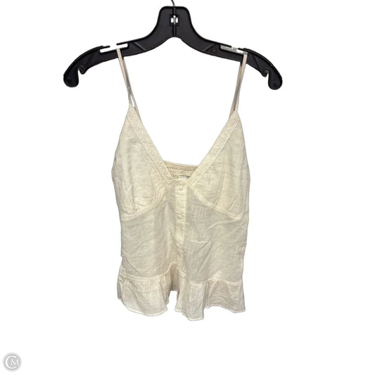 Top Sleeveless By Sincerely Jules In Cream, Size: M