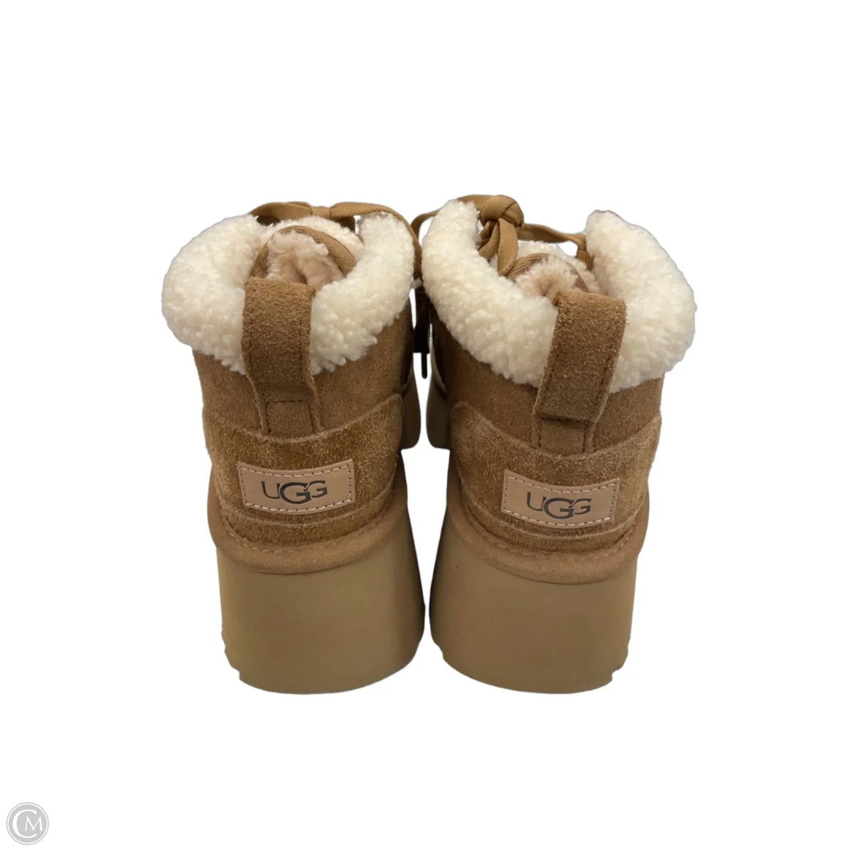 Boots Designer By Ugg In Brown, Size: 8