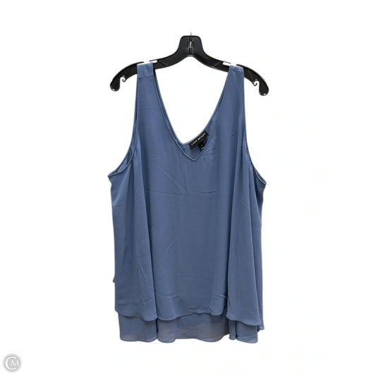 Top Sleeveless By Lane Bryant In Blue, Size: 24