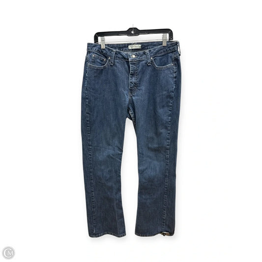 Jeans Boot Cut By Lee In Blue Denim, Size: 12