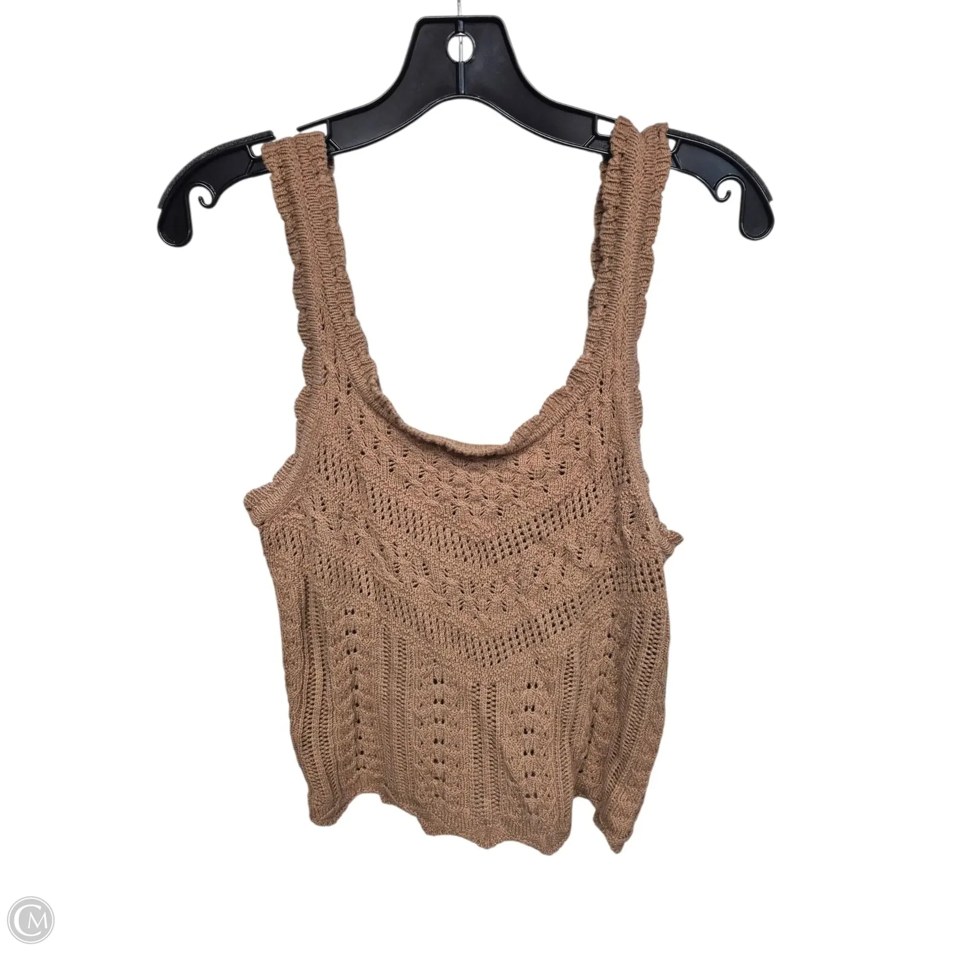 Top Sleeveless By And Now This In Brown, Size: Xs