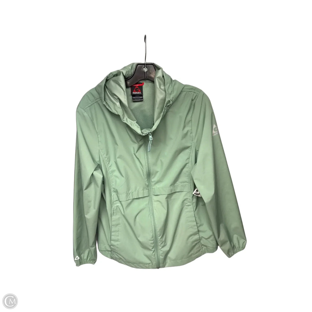 Jacket Windbreaker By Gerry In Green, Size: Xl