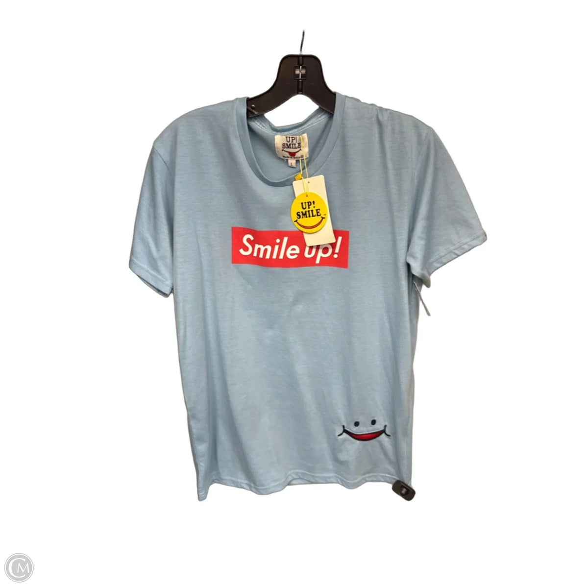 Top Short Sleeve By Clothes Mentor In Blue, Size: L