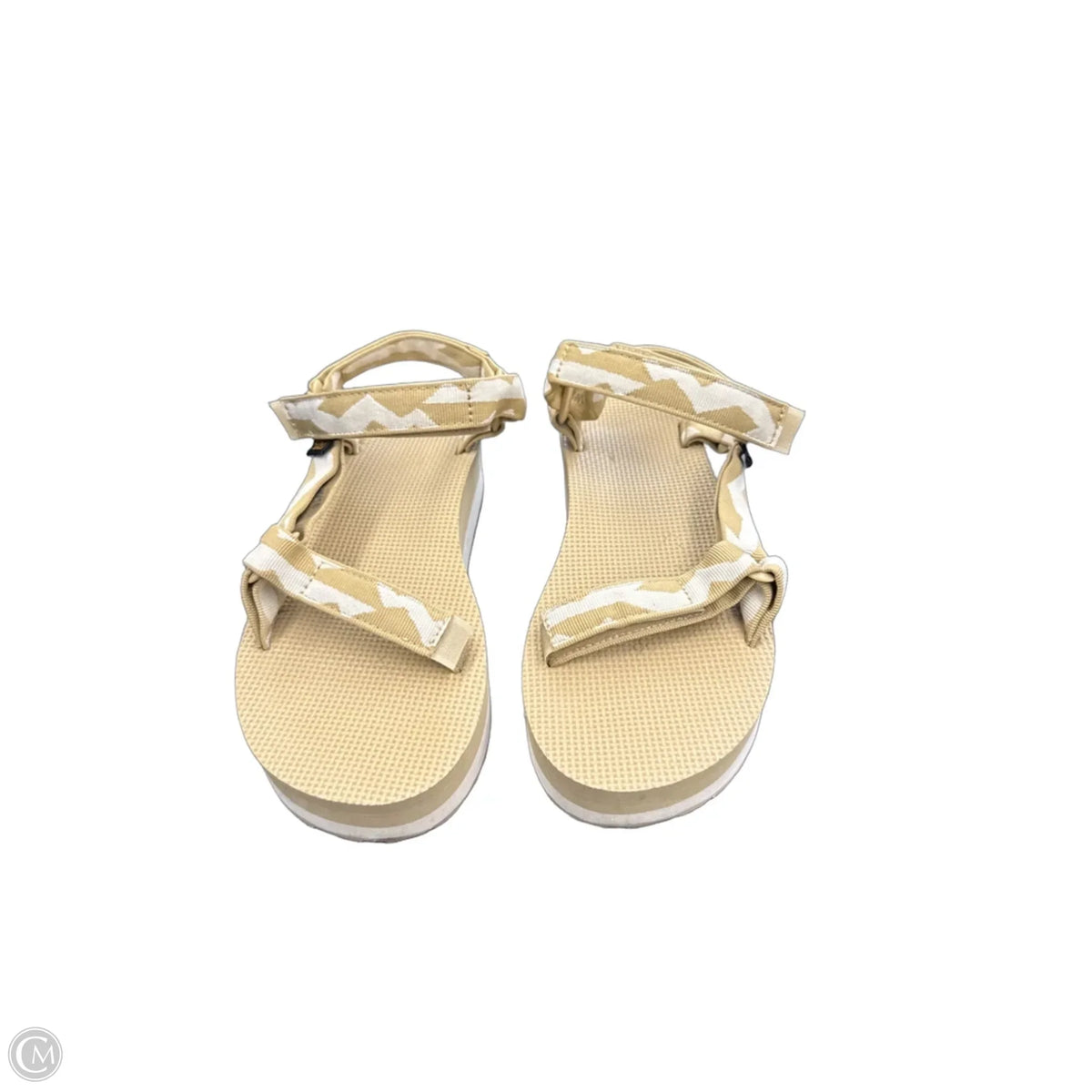 Sandals Flats By Teva In Beige, Size: 10