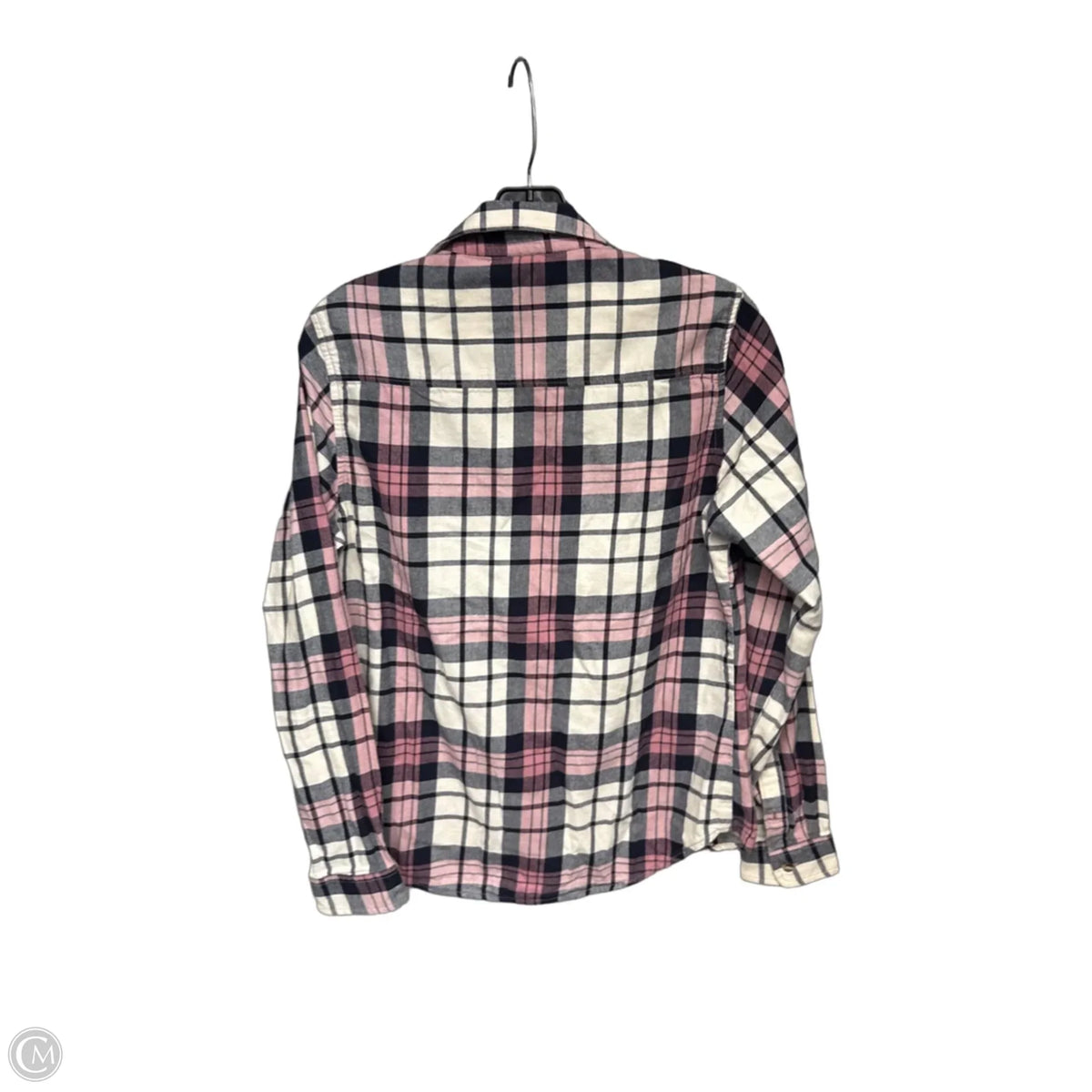 Top Long Sleeve By The North Face In Plaid Pattern, Size: M