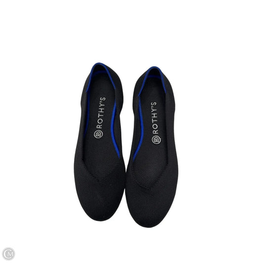 Shoes Flats By Rothys In Black, Size: 9.5