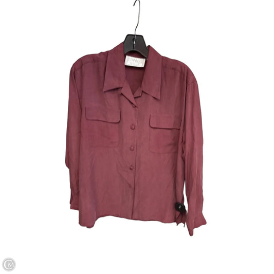 Top Long Sleeve By Clothes Mentor In Red, Size: Mp