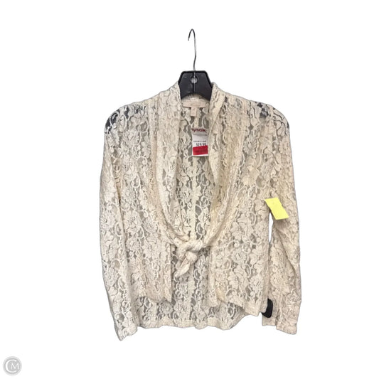 Cardigan By Monteau In Ivory, Size: M