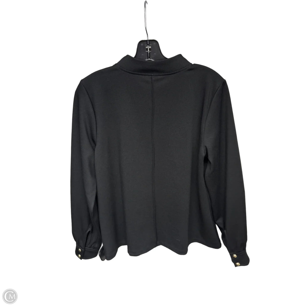Top Long Sleeve By Talbots In Black, Size: Mp