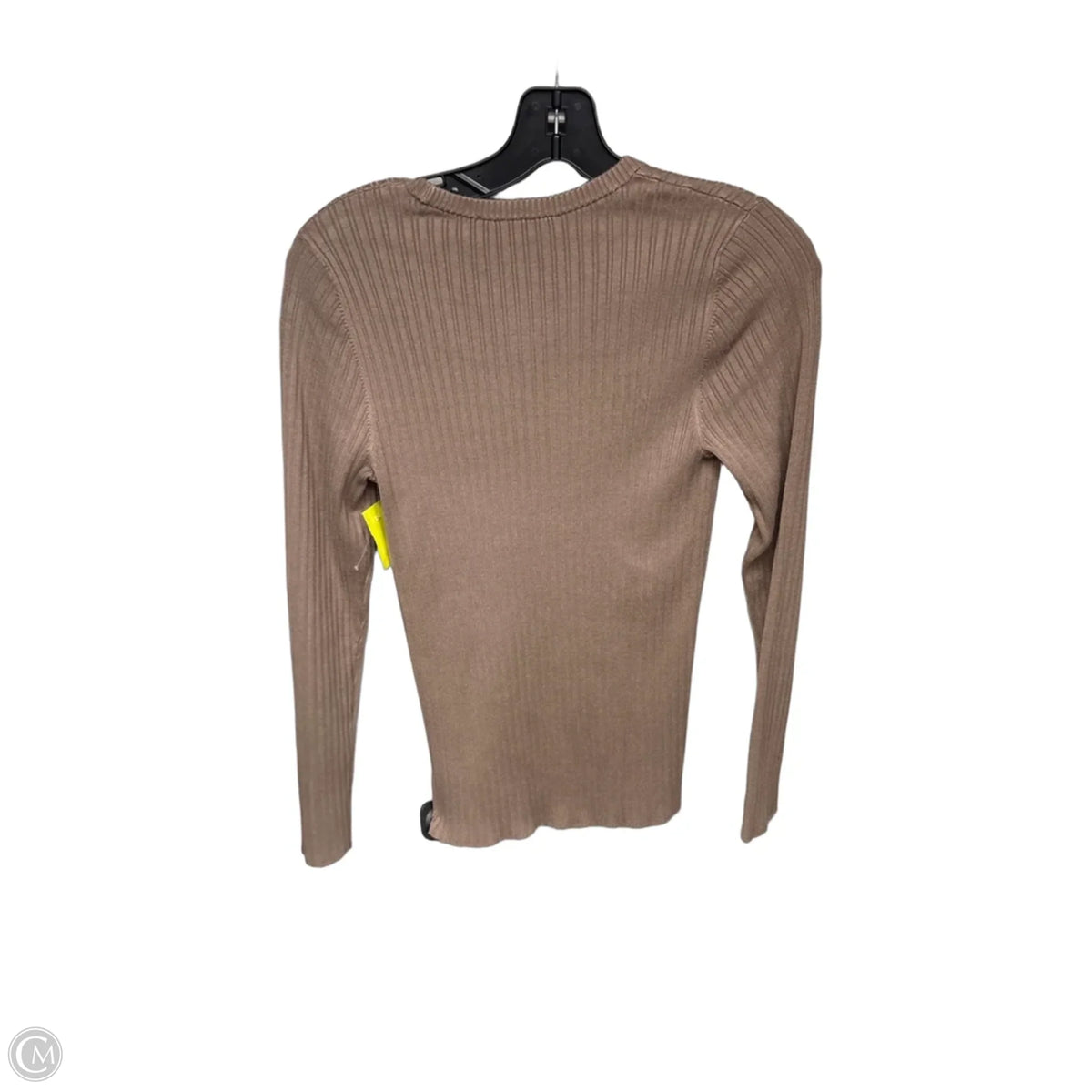 Top Long Sleeve By Express In Brown, Size: M
