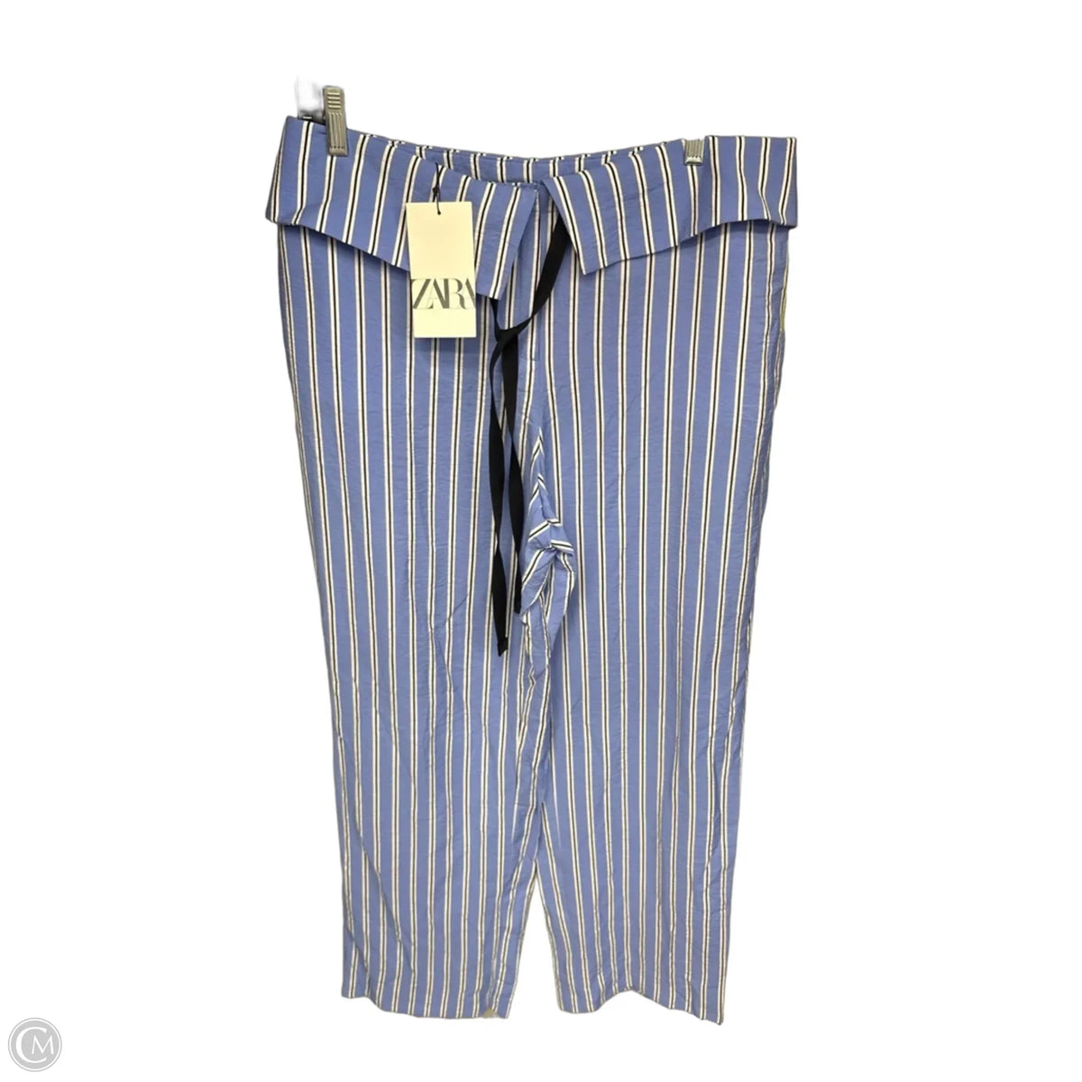 Pants Other By Zara In Blue & White, Size: L