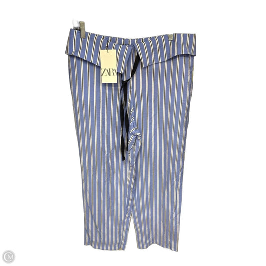 Pants Other By Zara In Blue & White, Size: L