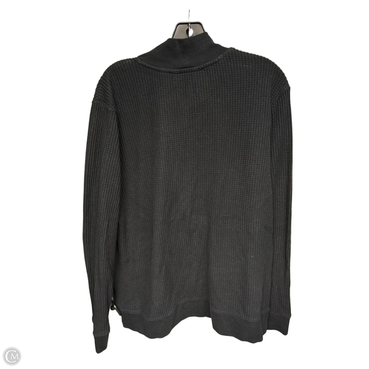 Top Long Sleeve By Lands End In Black, Size: L