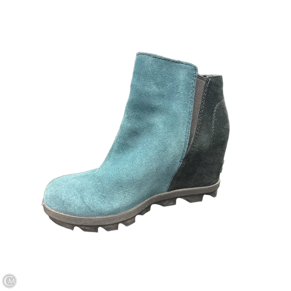 Boots Ankle Heels By Sorel In Black & Blue, Size: 5