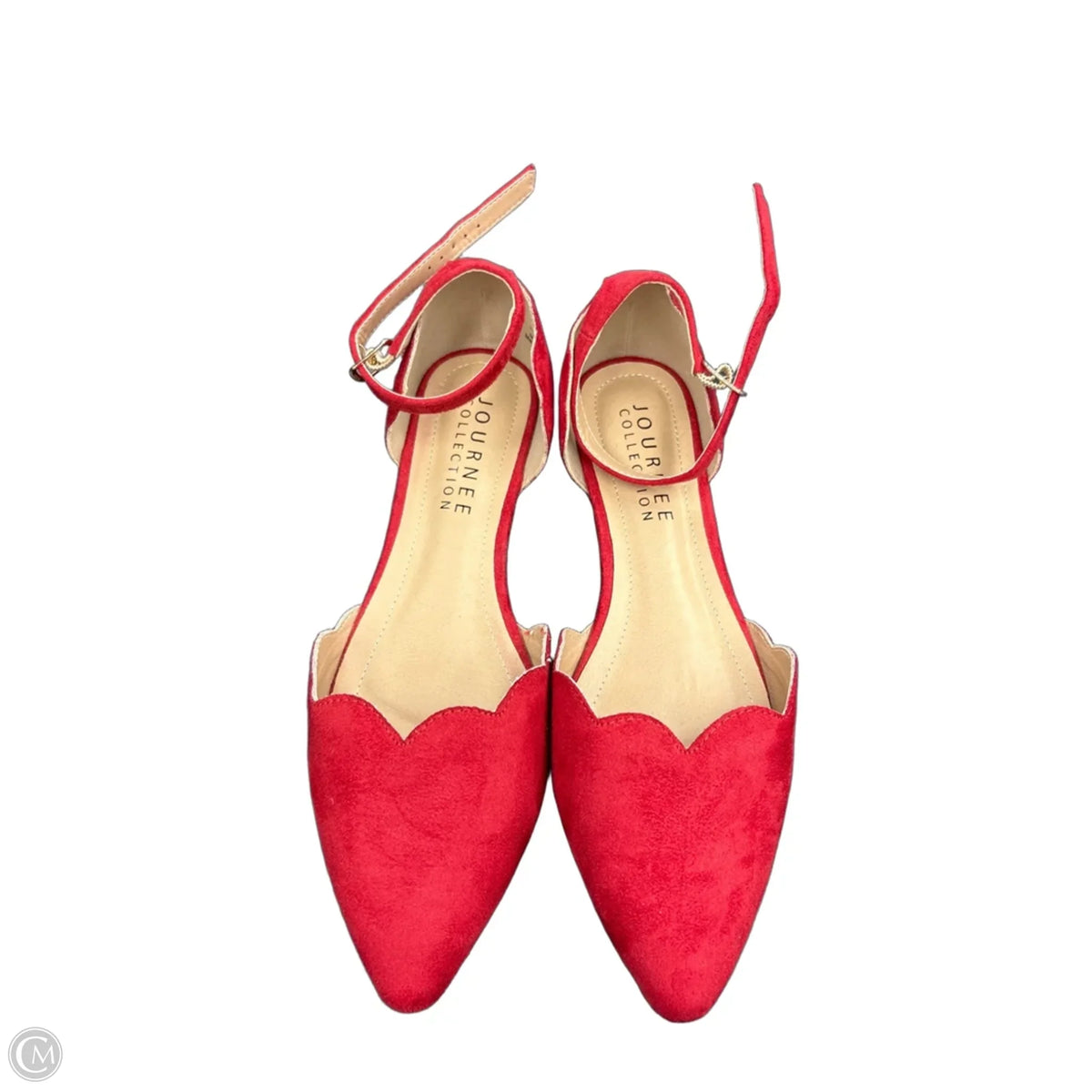 Shoes Flats By Journee In Red, Size: 9