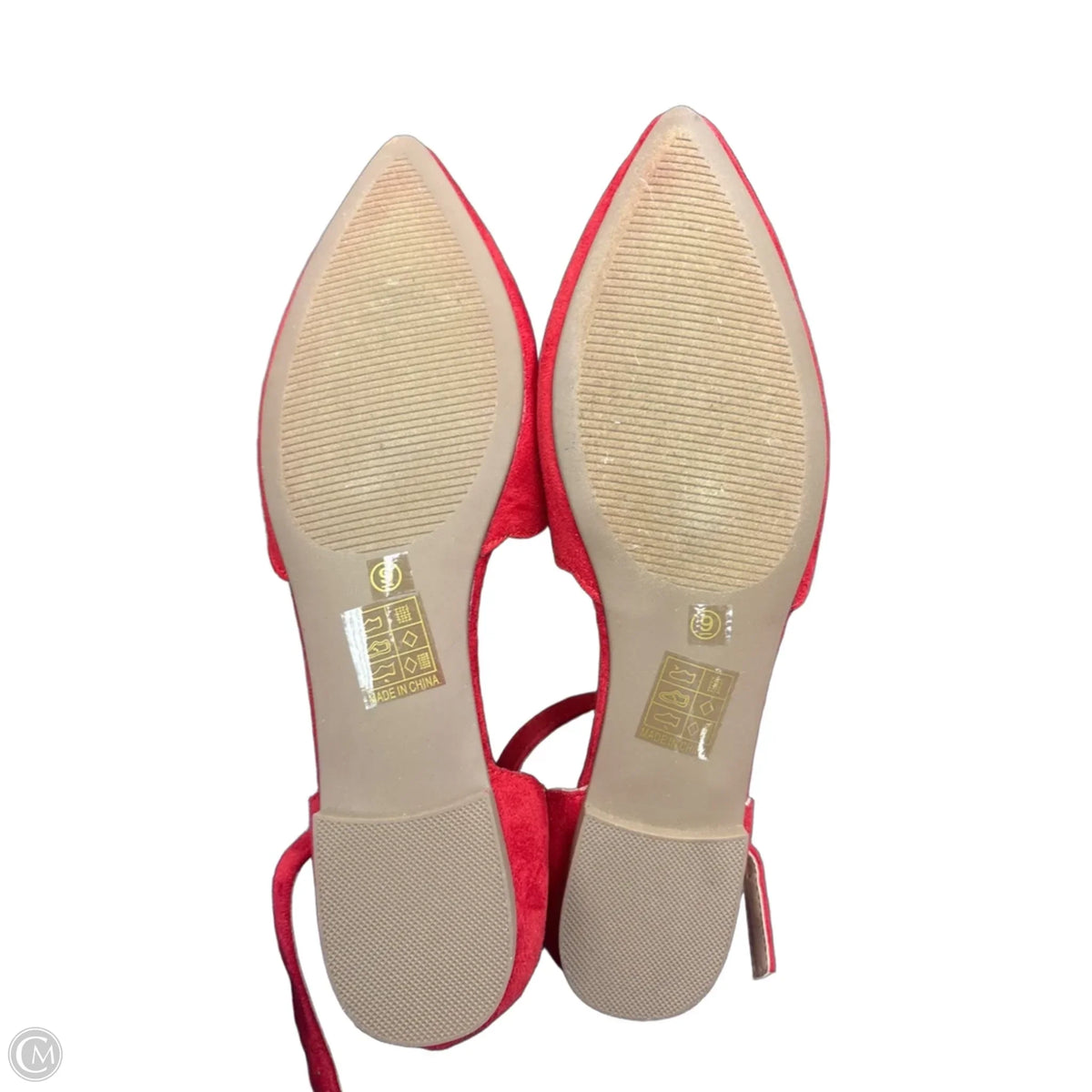 Shoes Flats By Journee In Red, Size: 9