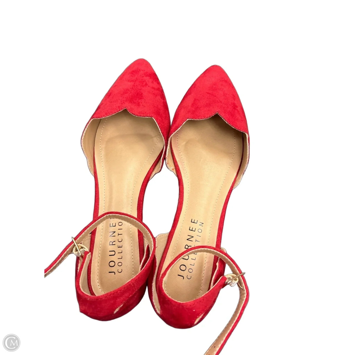 Shoes Flats By Journee In Red, Size: 9