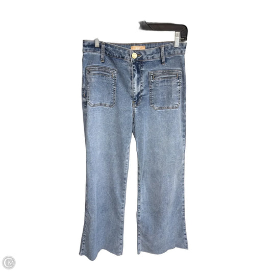 Jeans Wide Leg By Kut In Blue Denim, Size: 4