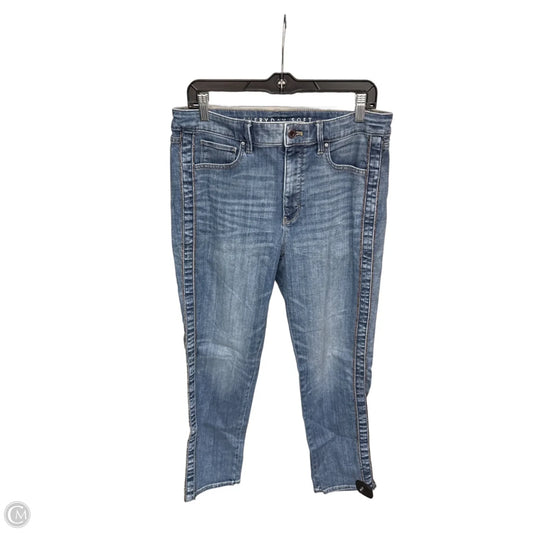 Jeans Straight By White House Black Market In Blue Denim, Size: 12