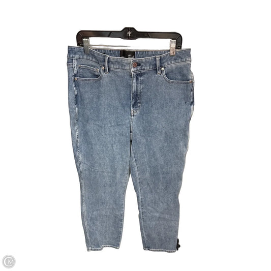Jeans Straight By White House Black Market In Blue Denim, Size: 12