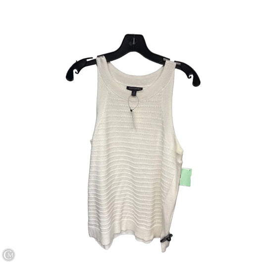 Top Sleeveless By Banana Republic In White, Size: M