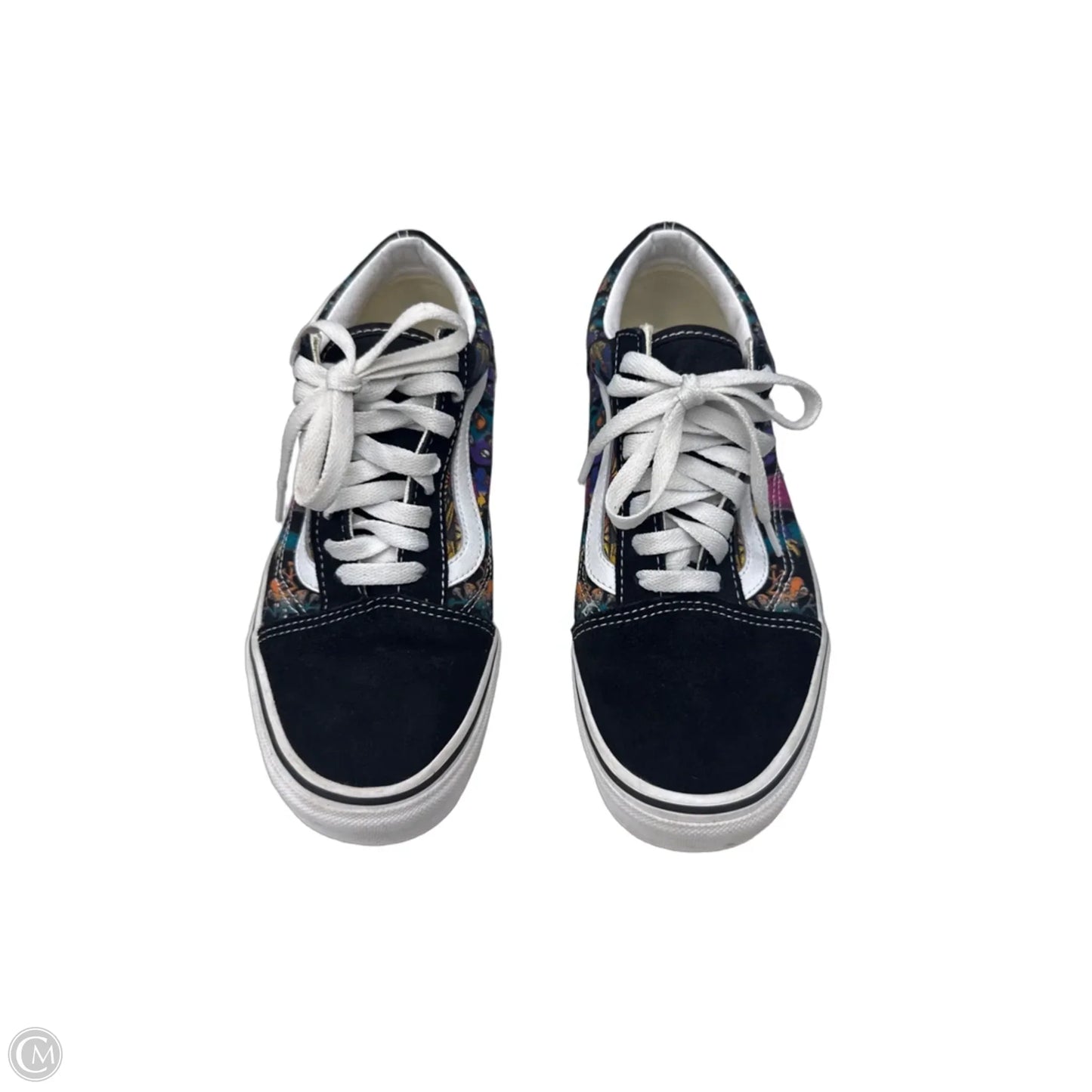 Shoes Flats By Vans In Black, Size: 8