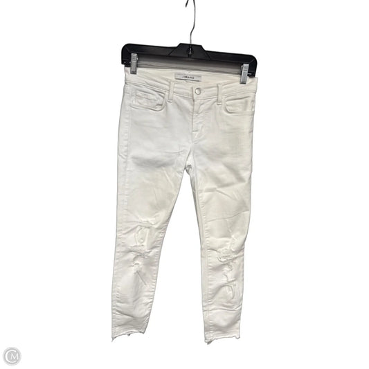 Jeans Skinny By J Brand In White, Size: 26