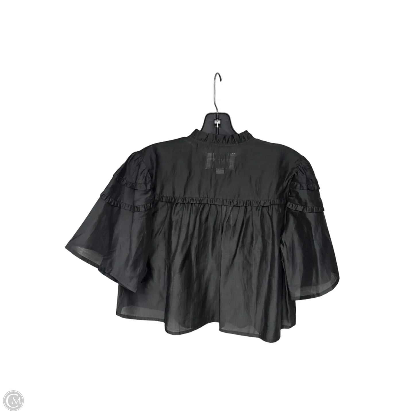 Top Short Sleeve By Cma In Black, Size: S
