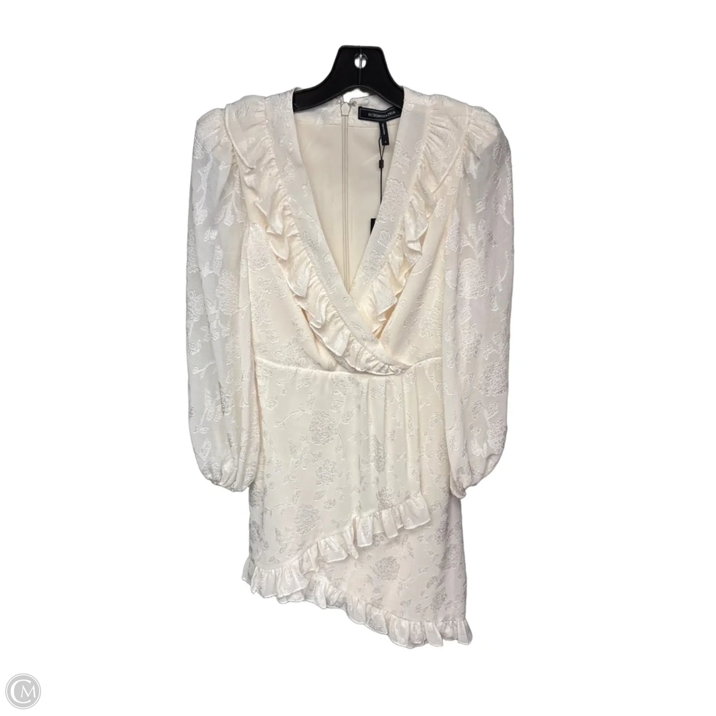 Dress Casual Midi By Bcbgmaxazria In White, Size: 4