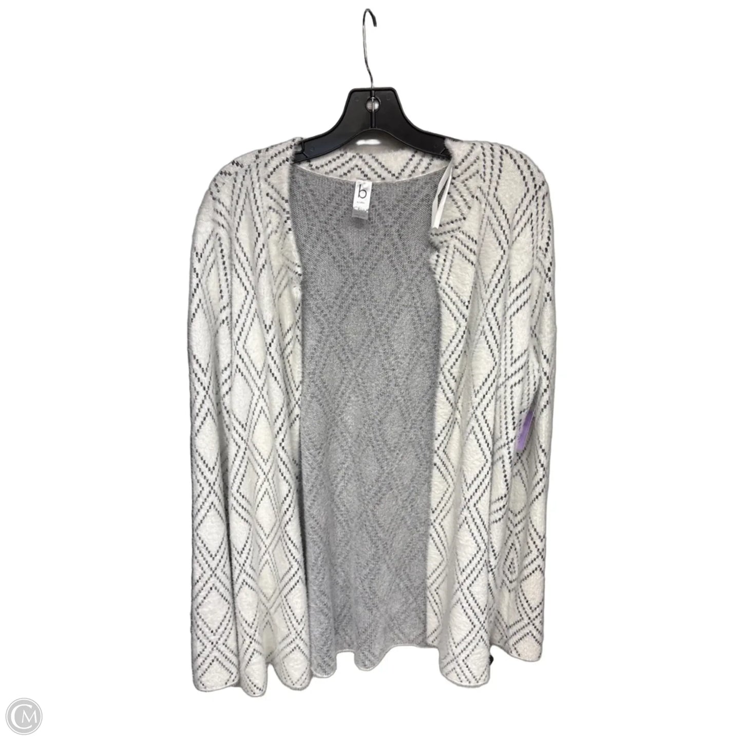 Cardigan By Belldini In Black & White, Size: L