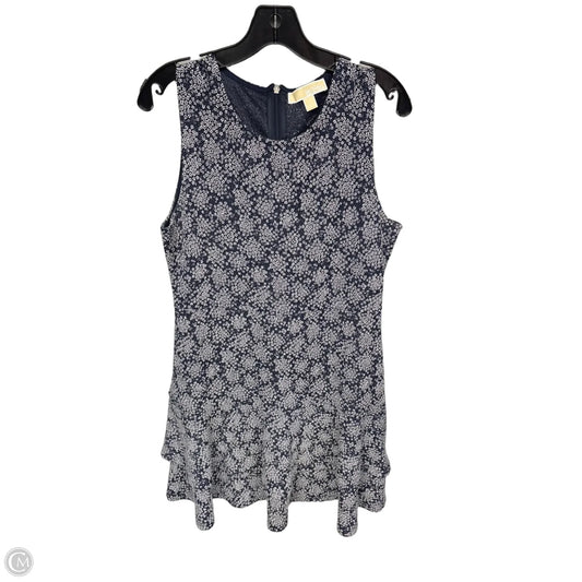Dress Casual Short By Michael By Michael Kors In Blue & White, Size: L