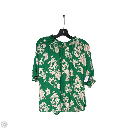 Top Short Sleeve By Sienna Sky In Floral Print, Size: Xl