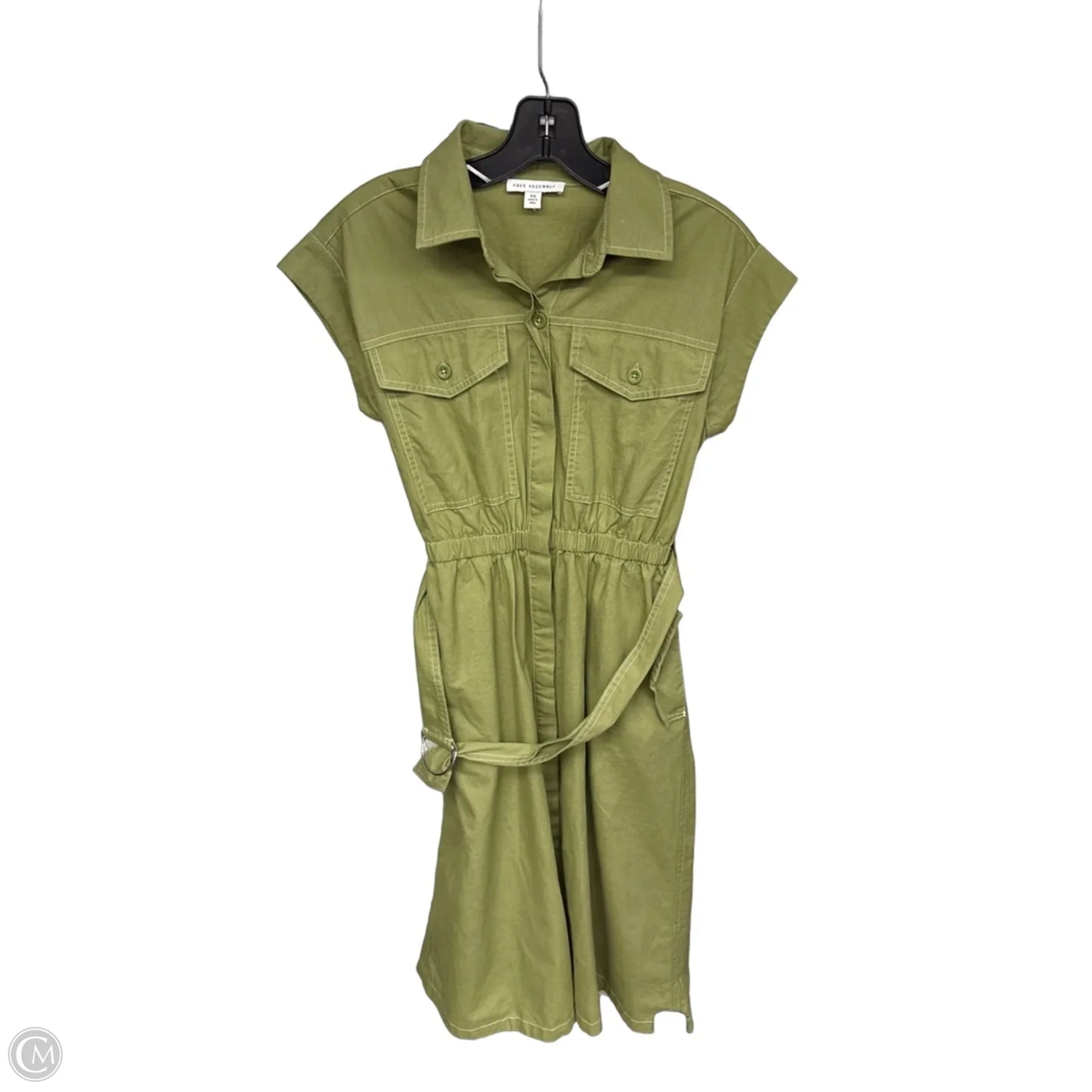 Dress Casual Maxi By Free Assembly In Green, Size: Xs
