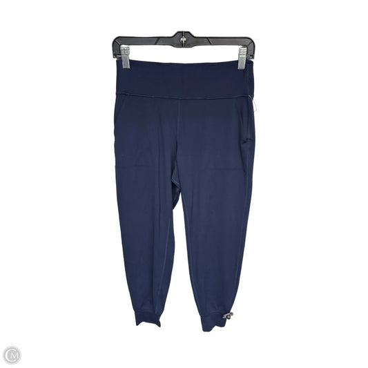 Athletic Pants By Lululemon In Navy, Size: 8