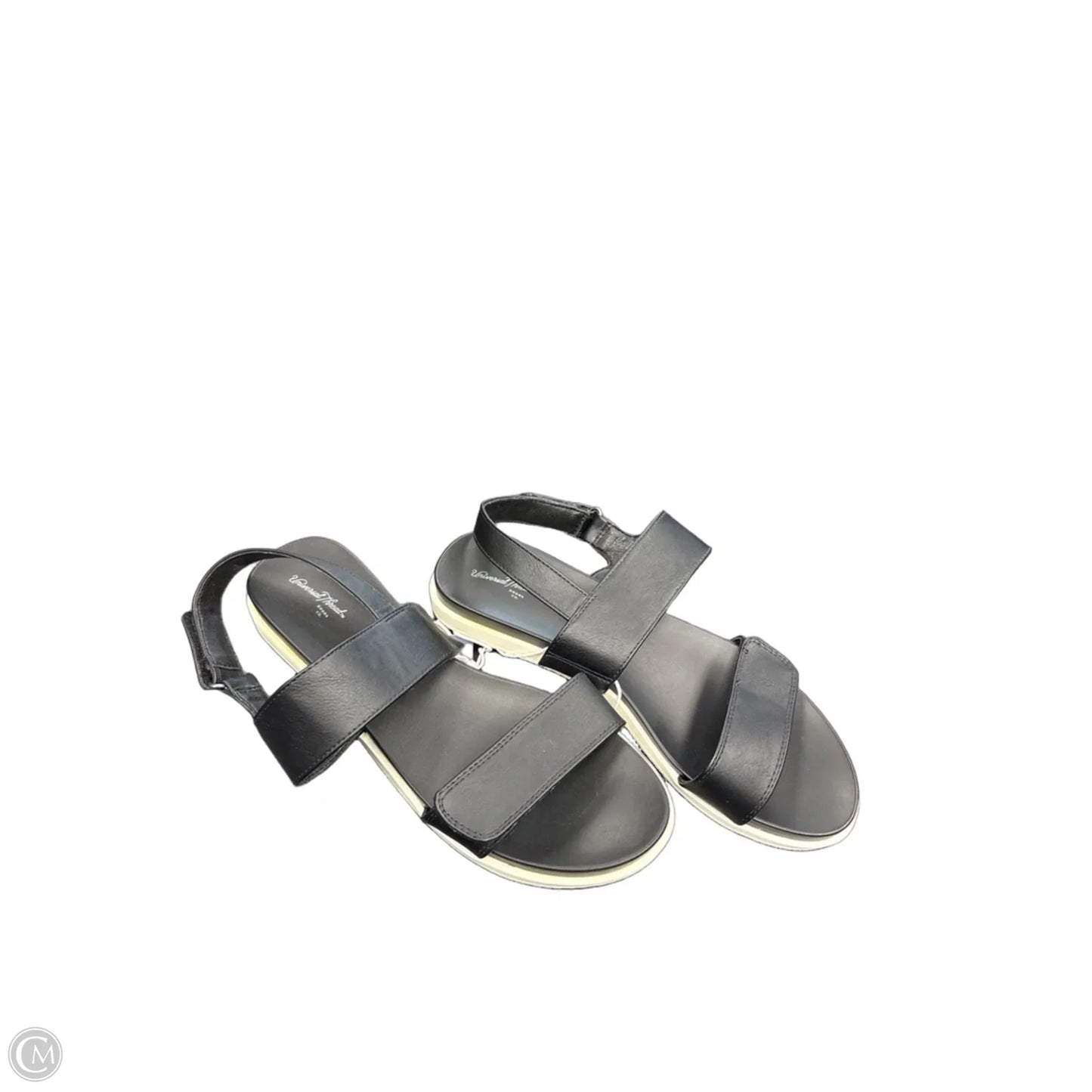 Sandals Flats By Universal Thread In Black, Size: 8.5