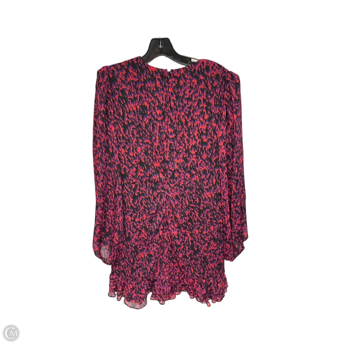 Dress Casual Short By Express In Purple & Red, Size: Xl