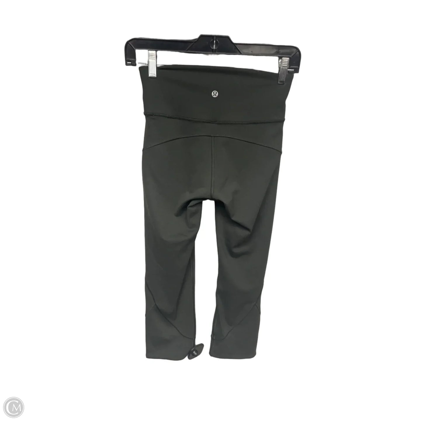 Athletic Capris By Lululemon In Green, Size: 4