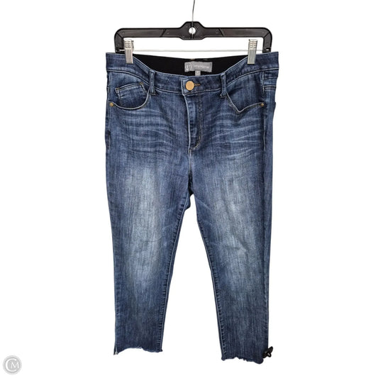 Jeans Straight By Wit & Wisdom In Blue Denim, Size: 8