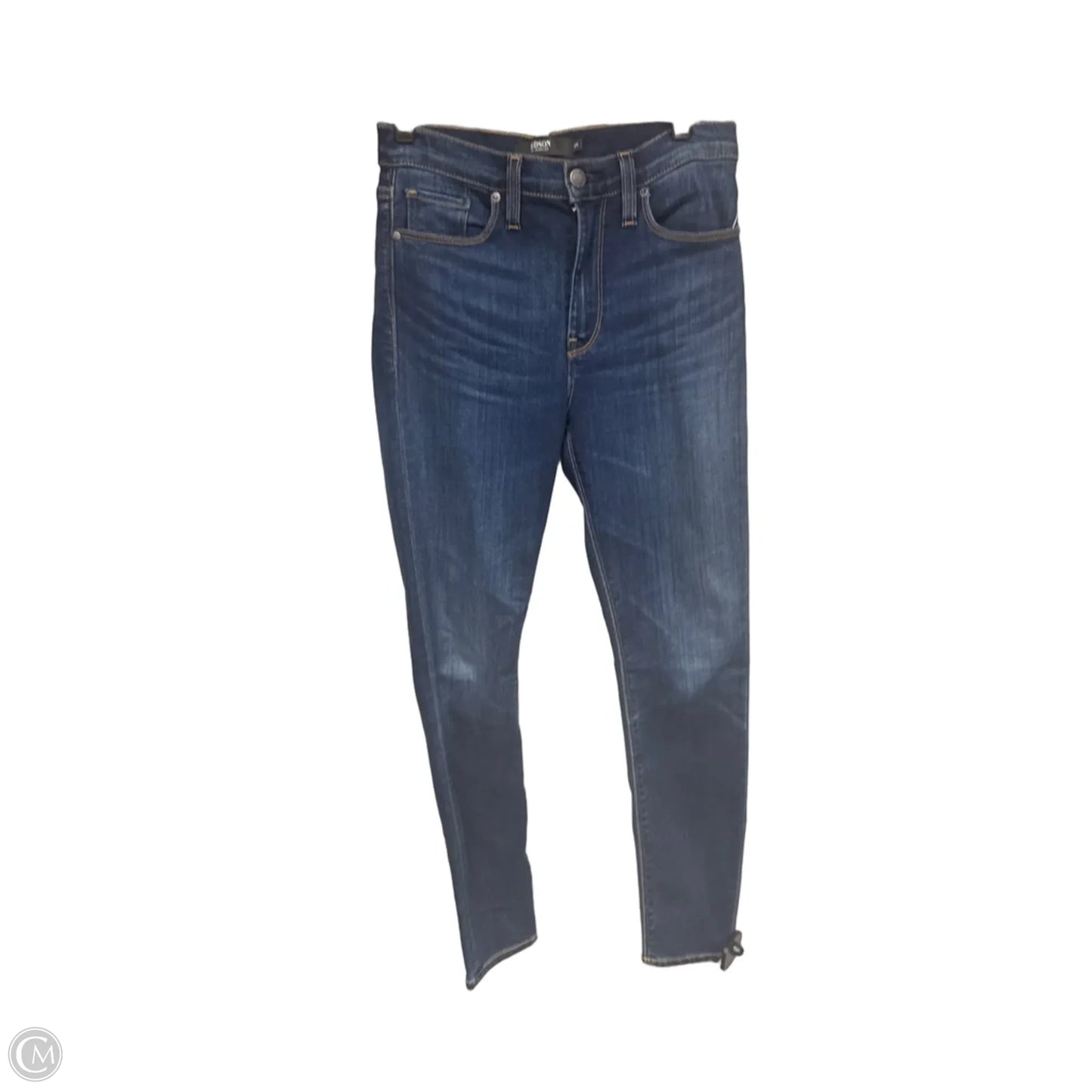 Jeans Skinny By Hudson In Blue Denim, Size: 0